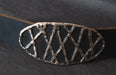 Silver or Bronze Drizzle Belt Buckle - Artfest Ontario - Iron Art - Clothing & Accessories