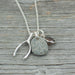 Silver Wishbone charm necklace - Artfest Ontario - Lisa Young Design - Charm Necklaces