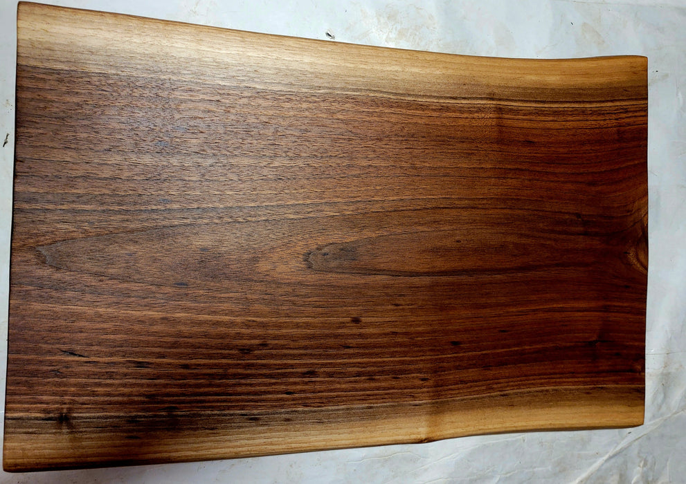 "Made for Two"- A small Live Edge Black Walnut Grazing Board