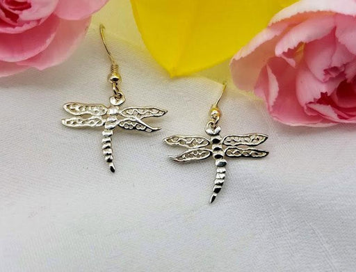 Sterling Dragonfly Earrings - Artfest Ontario - Delicate Touch Jewellery - Fine Jewellery