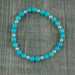 Sterling Silver and Turquoise Bead Bracelet - Artfest Ontario - Lisa Young Design - Bracelets