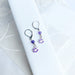 Sterling Silver Hibiscus Flower Shepherd Hook Earrings - Artfest Ontario - Studio Degas - Jewelry & Accessories