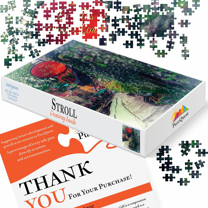 Stroll Jigsaw Puzzle - Artfest Ontario - PuzzQuest - Toys & Games