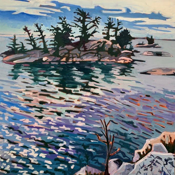 Sun and Cloud, Chikanishing Trail Killarney Provincial Park - Artfest Ontario - Lynne Ryall Art - Paintings, Artwork & Sculpture