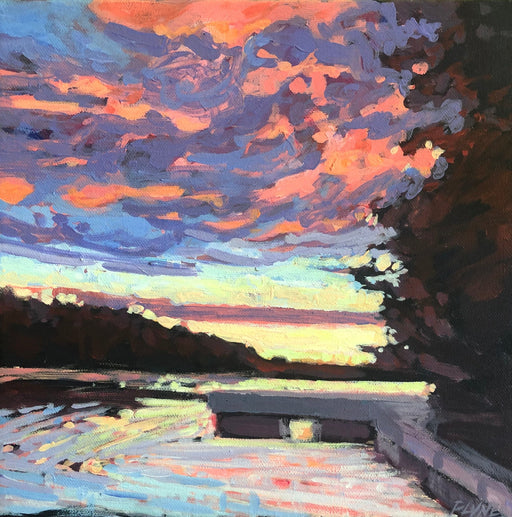 Sunrise over Tyson Lake - Artfest Ontario - Gradina Design Studio - Painting