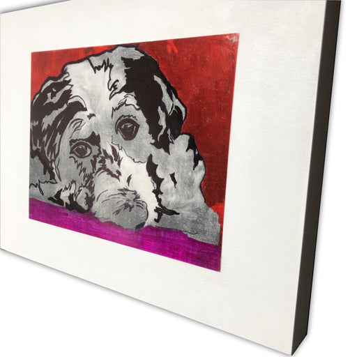 Sweet Eyes (Dog) - Artfest Ontario - Anne Sarac - Paintings -Artwork - Sculpture