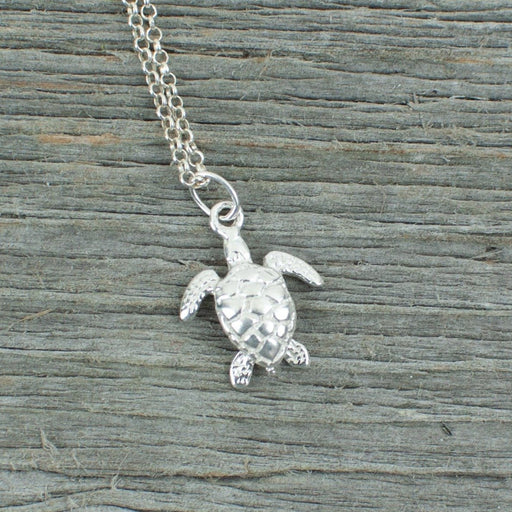 Turtle charm Silver Necklace - Artfest Ontario - Lisa Young Design - Charm Necklaces