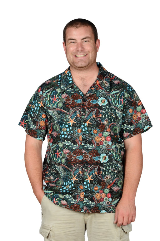 Under Sea Paradise Pattern - Hawaiian Shirt - Artfest Ontario - Joe-Feak - Clothing & Accessories