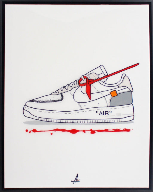 Virgil Abloh x AF1 White - Artfest Ontario - Not Art Gallery - TEN ICONS Collection 2019