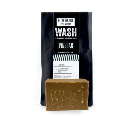 WASH – PINE TAR SOAP (VEGAN) - Artfest Ontario - Pure Heart Essentials - wash