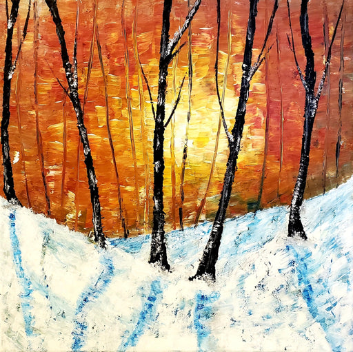 Winter Warmth - Artfest Ontario - Kreative Kunst Qandeel - Paintings, Artwork & Sculpture