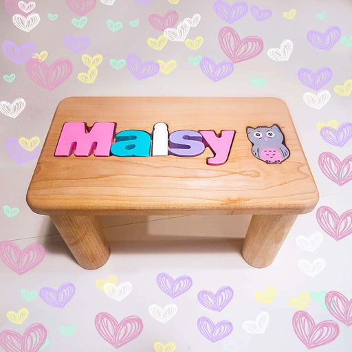 Wooden bench name + 1 sign - Artfest Ontario - Wooden Puzzle Name Canada - Toys & Games