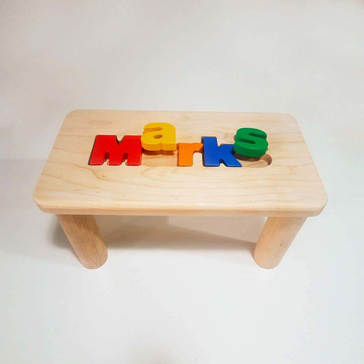 Wooden Name Puzzle Bench (name only) - Artfest Ontario
