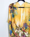 Yellow Floral Sheer Kimono - Artfest Ontario - Halina Shearman Designs - Sheer Kimono